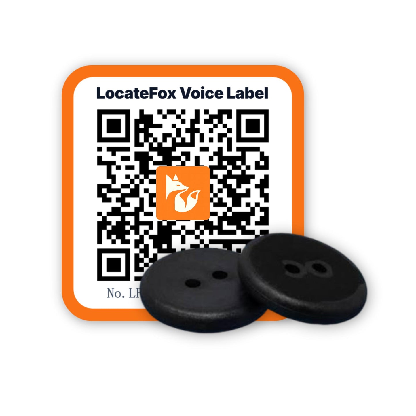 LocateFox Starter Combo Kit (25x QR Labels + 5x Anti-Metal NFC Tags)